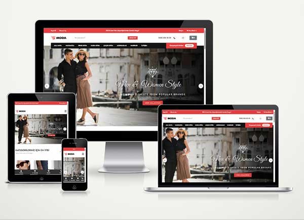 E-Ticaret Tekstil Moda Web Paketi Styles