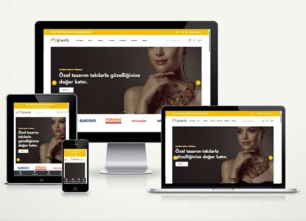 Takı Aksesuar Kuyumcu E-Ticaret Paketi Jewels