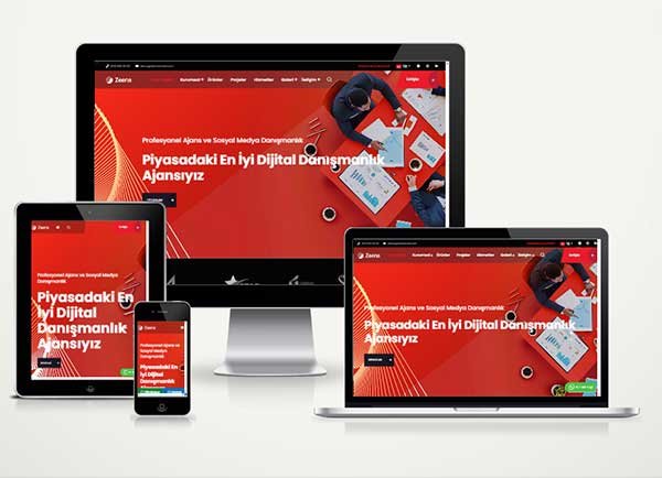 Dijital Ajans ve Reklam Şirketi Web Paketi Zeena