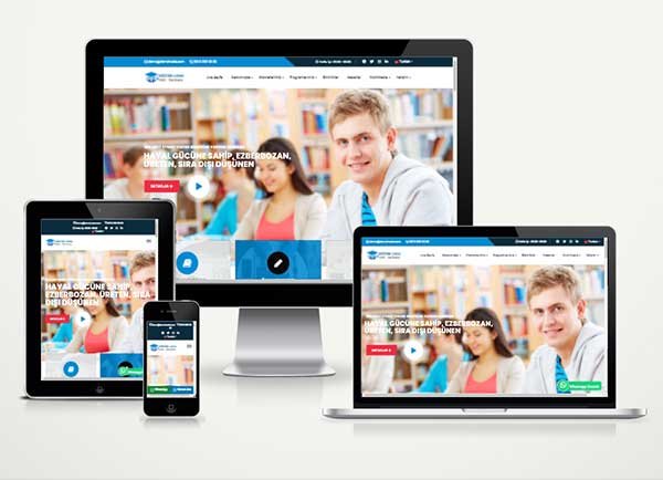 Dershane / Etüt merkezi Web Site Paketi Tice v5.0